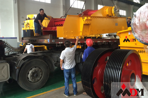 河南河卵石石料生產線發(fā)貨