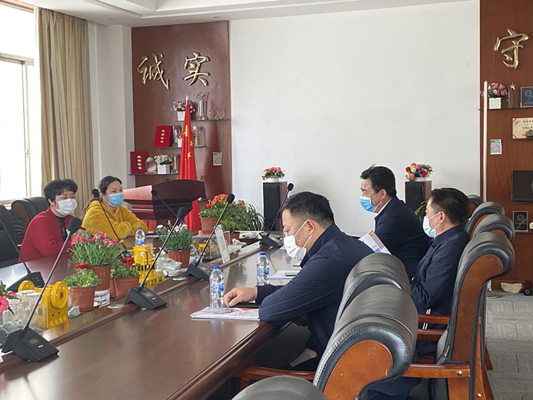 【春風(fēng)送暖，戰(zhàn)“疫”有情】奉賢區(qū)奉城鎮(zhèn)領(lǐng)導(dǎo)蒞臨東蒙，慰問公司疫情防控一線職工