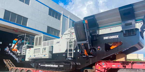 【東蒙快報(bào)】火速發(fā)貨！上海東蒙DMI-100RSX發(fā)往客戶前方，助力客戶砂石骨料項(xiàng)目